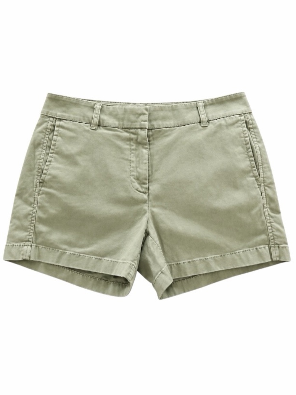 J Crew Re-Imagined Olive Green Chino Shorts size women’s 4